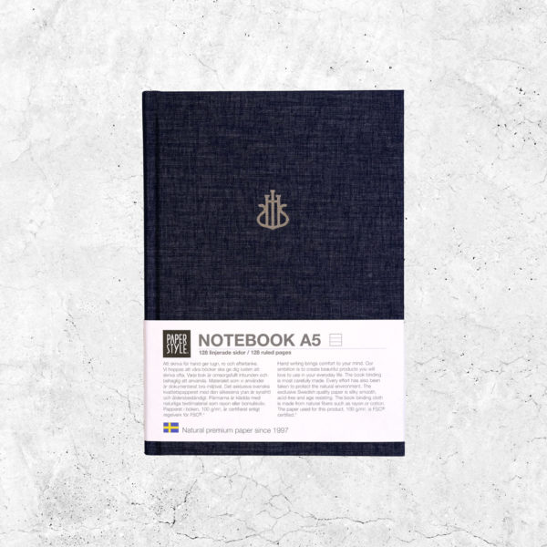 Skrivbok, inbunden, A5